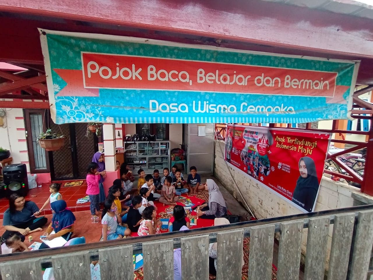 Semarakkan Peringatan HAN 2020 - Dasa Wisma Cempaka Gelar Acara Mendongeng