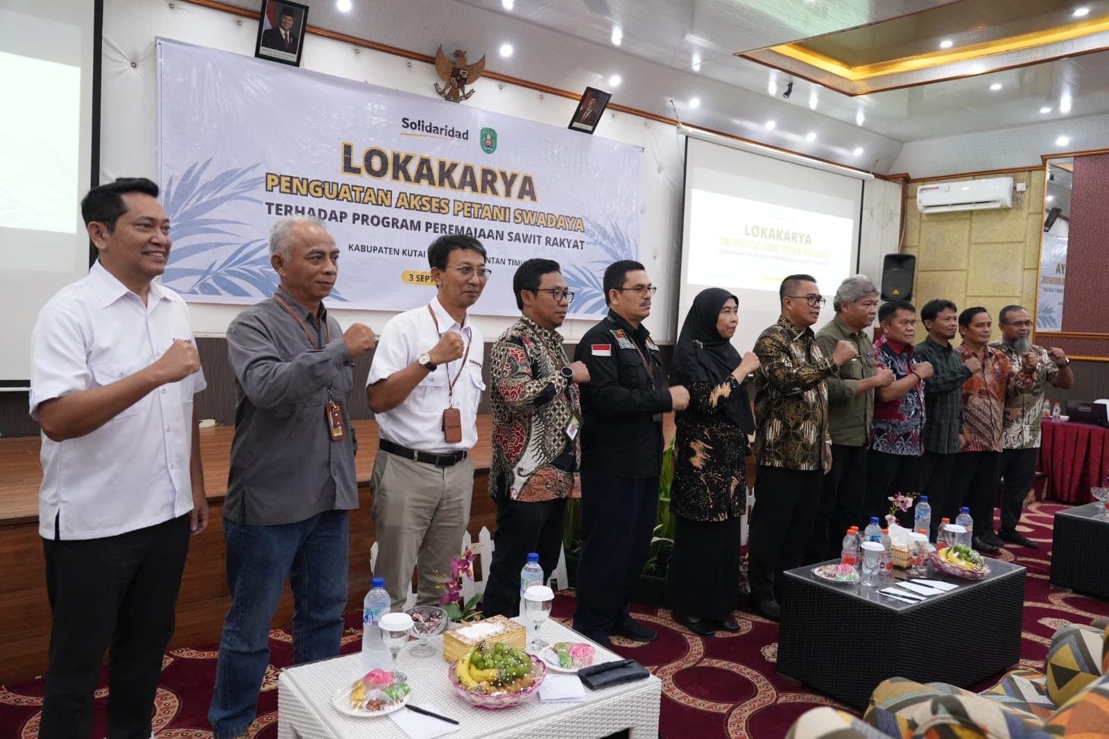 Perkuat PSR, Pemkab Kutim dan Solidaridad Dampingi Petani Sawit Swadaya