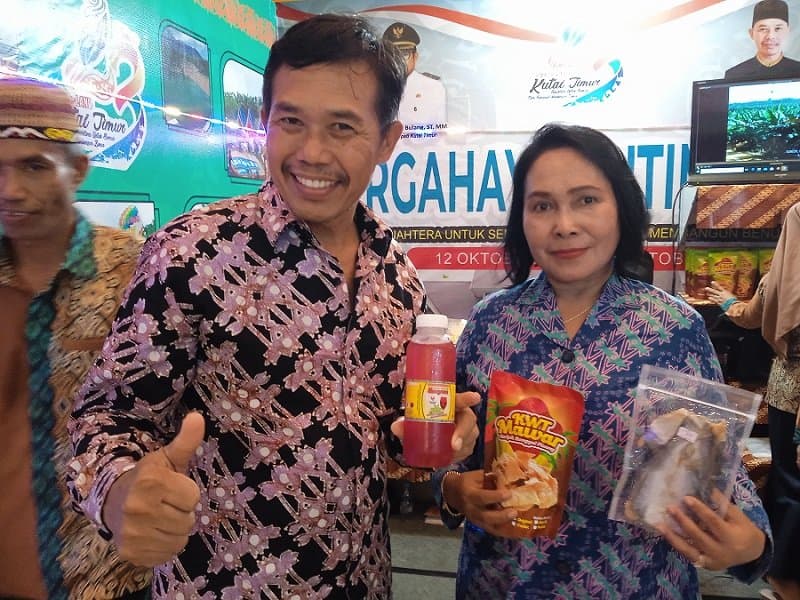 Ramaikan PRKE 2022, Kaliorang Kenalkan Kembang Goyang dan Minuman Mangrove
