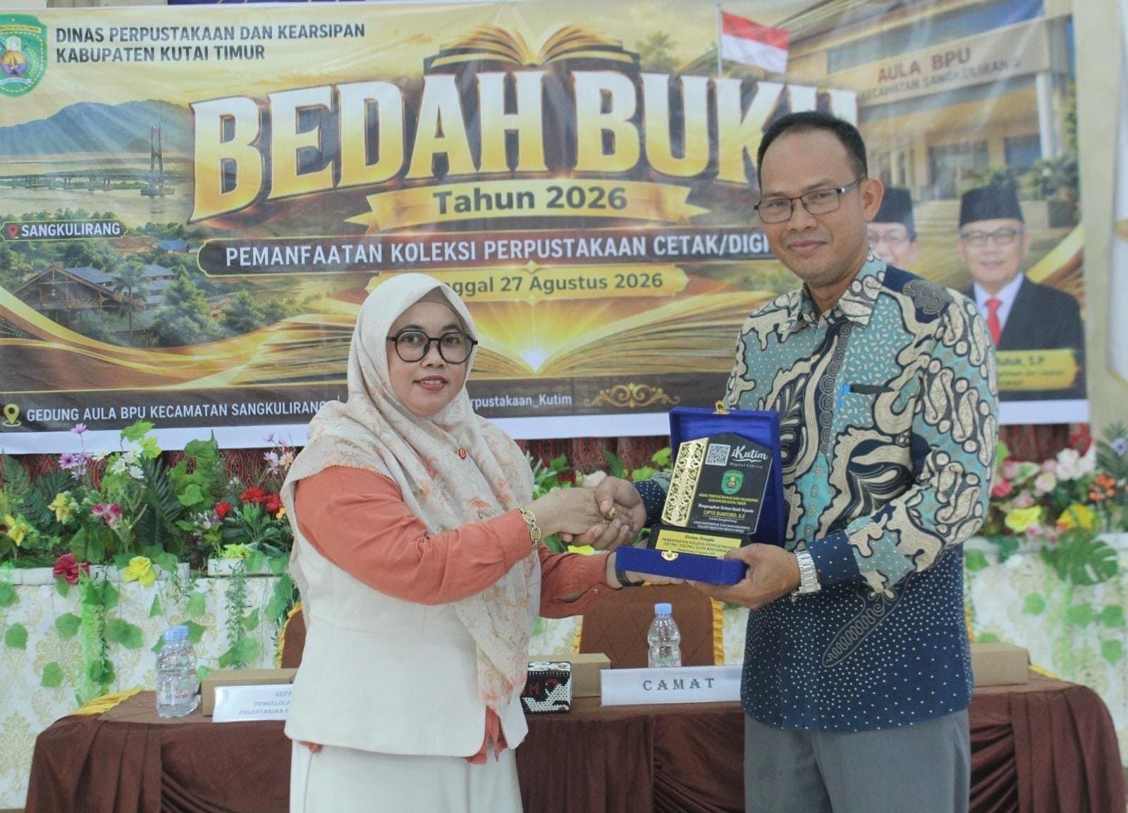 Dispusip Kutim Ajak Pelajar Sangkulirang Jadikan Gawai Sarana Belajar iKutim
