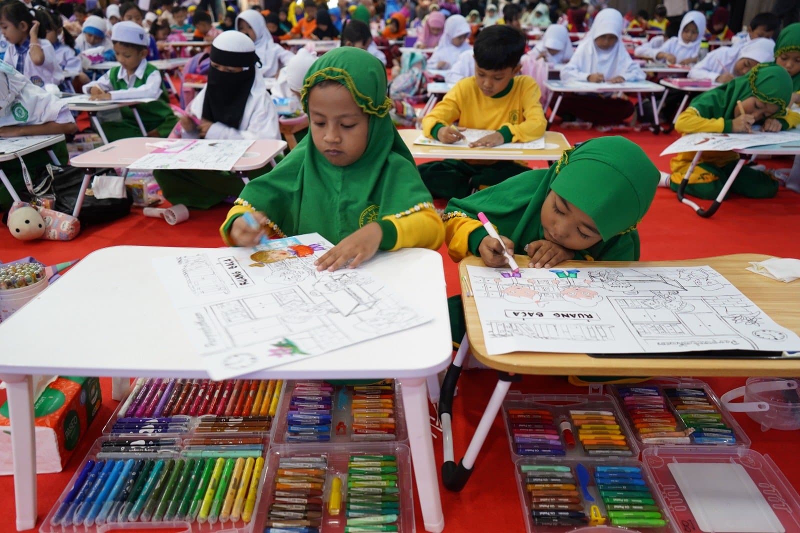 Warna-Warni Karya Anak, Dispusip Kutim Tumbuhkan Kreativitas dan Minat Literasi