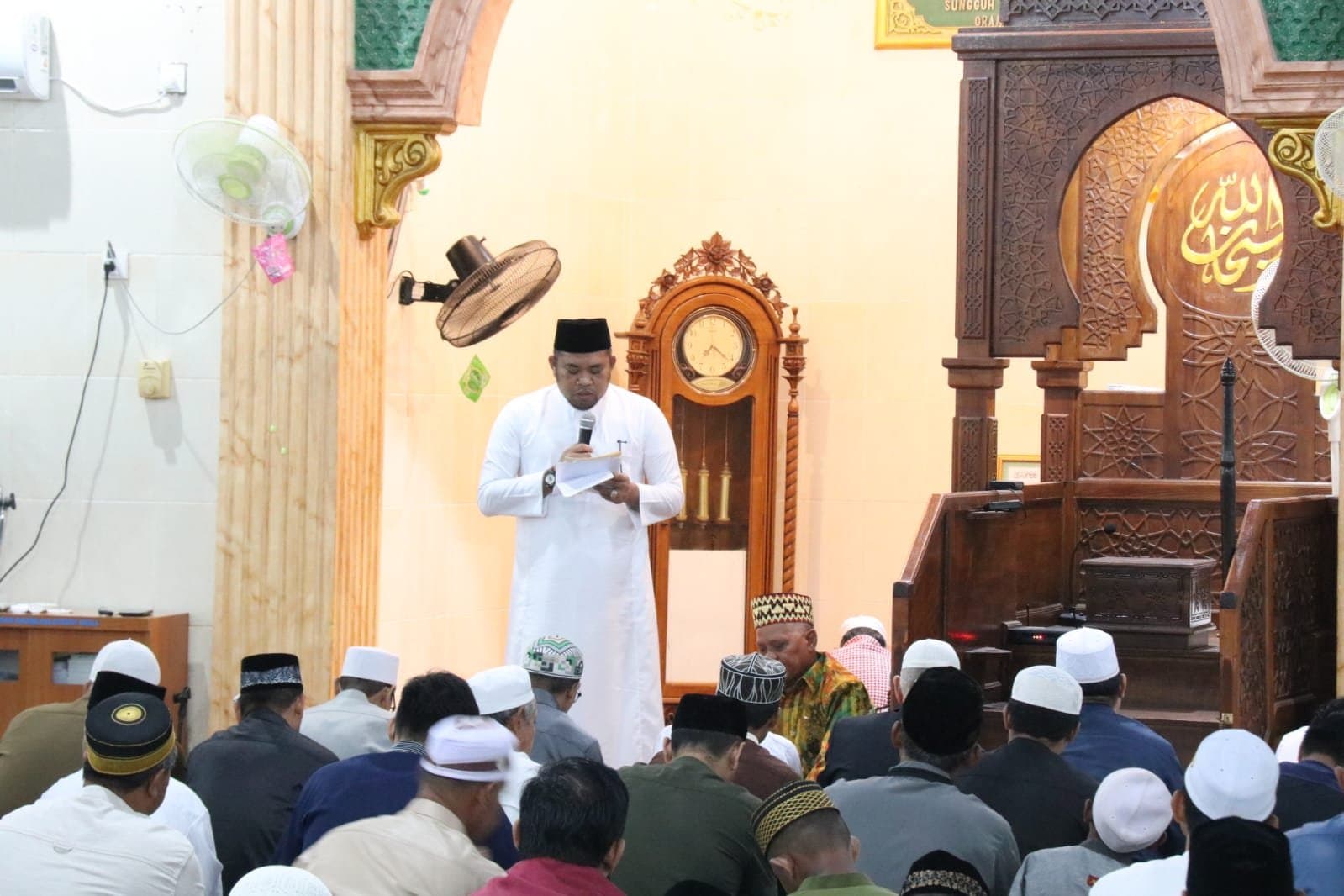 Iduladha, Wabup Salat Id di Masjid At Taubah Sangsel