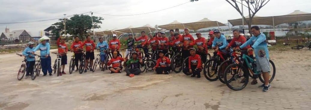 ISSI Kutim Dampingi Komunitas Sepeda Pinrang - Jalin Silaturahim, Keliling "Sangatta Kota Tercinta"