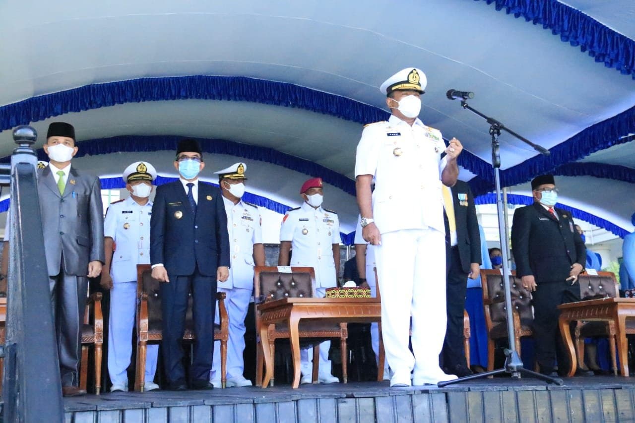 Danlanal Sangatta Berganti, Pemkab Kutim Tetap Bersinergi
