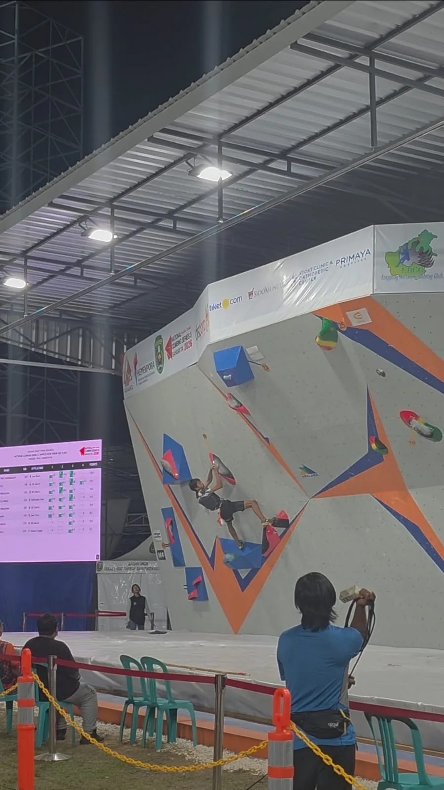 Atlet Kutim Rizky Sholeh Akbar Raih Perunggu di National Climbing Series 3
