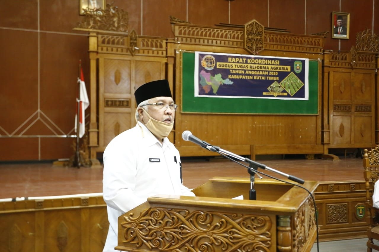 Rakor Gugus Tugas Reforma Agraria BPN Kutim - Upaya Penataan Kembali Sumber Daya Agraria