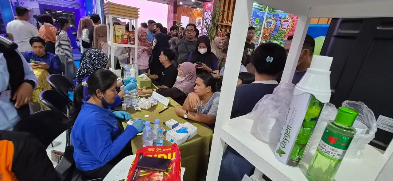 Cek Kesehatan Gratis Jadi Magnet Pekan Raya Kutim Expo