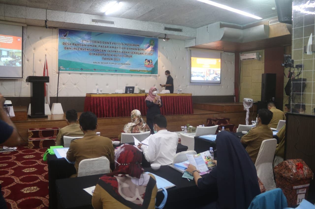 BP-POM Samarinda Gelar Monev Pelaksanaan Aman Pangan