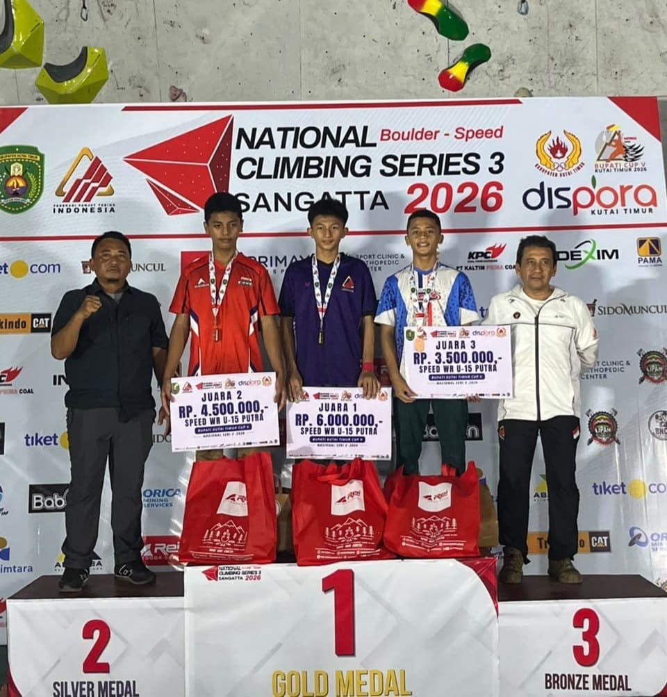 Muhammad Tsani dan Ba’da Maulana Juara Speed U13 dan U15 di Kutim