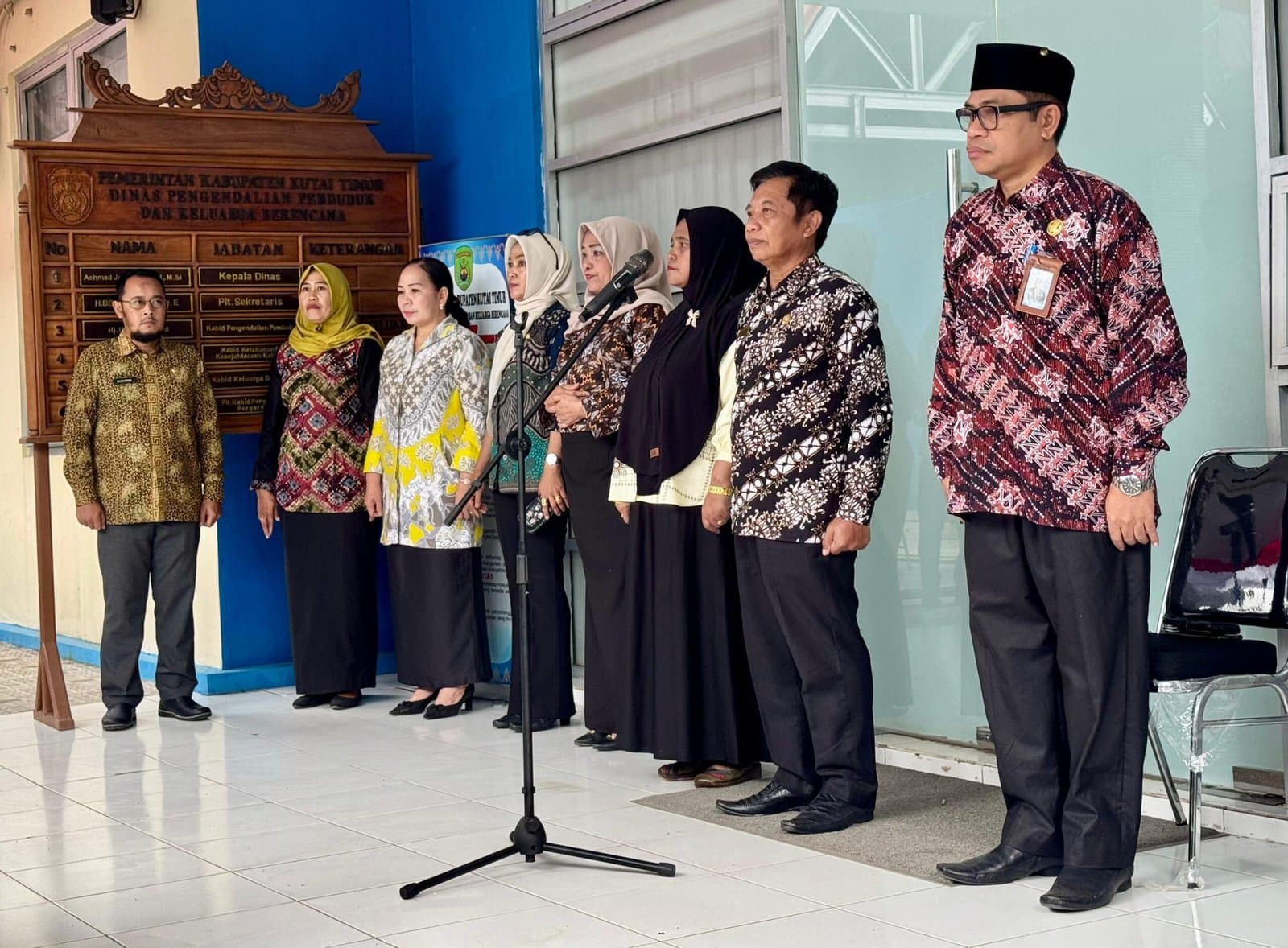 Integritas ASN Jadi Fondasi, Sudirman Latif Tekankan 9 Nilai di Apel Pagi DPPKB Kutim