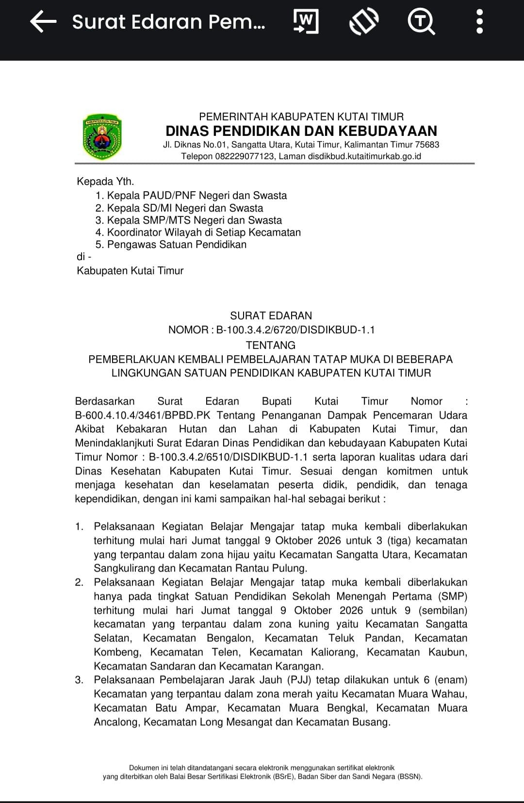 Sebagian Sekolah Kembali Dibuka, Perlindungan Kesehatan Tetap Diutamakan
