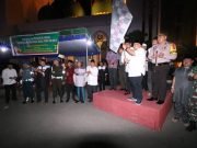 100 Peserta Meriahkan Pawai Takbir – Keliling Sangatta, Dilepas Bupati di Masjid Agung