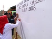 Bupati Launching Germas di Karangan