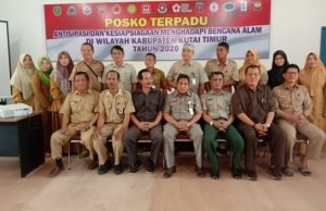 BPBD Kutim Sertijab 4 Personel Baru