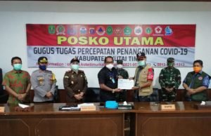 Pemkab Terima Kunjungan BNPB, Bahas Progres Penanganan COVID-19