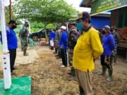 Dandim 0909/SGT Apresiasi Semangat Warga Kaliorang – Bantu Kelancaran Program TMMD