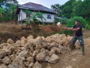 Satgas Pra TMMD Cek Kesiapan Bahan Renovasi Mushola Al Furqon