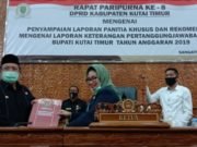 Pansus LKPJ Bupati Tahun 2019 Sampaikan Laporan dan Rekomendasi