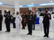 Jajaran Pemkab Kutim Ikuti Upacara Virtual HUT Ke-75 TNI