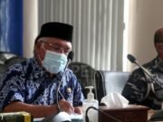 Sekda Ikuti Rakor Virtual Terkait Kampanye Pilkada