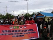 Awali 2021, BPBD Kutim Patroli Gabungan Karhutla di Perbatasan