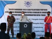 Ini Pesan Bupati Kutim di Pelantikan Direktur Pompes Istiqomah dan Kepsek Muhammadiyah