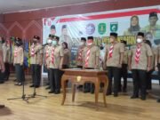 Ardiansyah dilantik Menjadi Mabi Pramuka Kabupaten Kutim Masa Bhakti 2021-2026