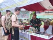 Latihan Bersama Tentara Asing, Kodim 0909 KTM Promosikan Produk UMKM Kutim