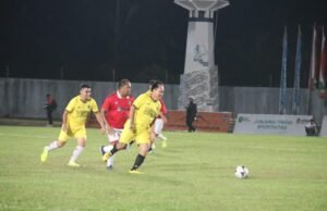 Laga Ekshibisi, Pemkab Kutim FC Taklukkan Setwan FC – Tandai Pembukaan Turnamen Bupati Cup 2022