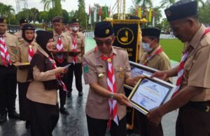 Momen HUT Pramuka di Kutim, Kaubun Jadi Kwaran Tergiat