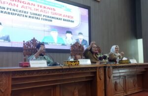 110 Admin dan Pencatat Surat Ikut Bimtek Aplikasi Srikandi Garapan Dispusip Kutim
