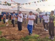 Ardiansyah Senam Bersama Masyarakat, Meriahkan Festival Sekerat Nusantara 2023