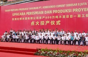 Produksi Perdana Semen Singa Merah Tandai Operasional Kobexindo di Kutim