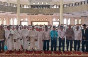 1.545 Siswa SMP Se-Kutim Manasik Haji di Masjid Agung Al-Faruq