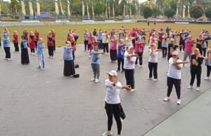 Tes Kesehatan Hingga Senam Jadi Rangkaian HUT ke-24 DWP Kutim