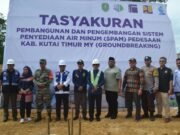 Bupati Groundbreaking Proyek SPAM 10 Liter Per Detik – Program MYC Rp 47,5 Miliar, Layani Empat Desa di Kaubun