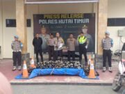 Patroli Ramadan, Polres Kutim Amankan 41 Pebalap Liar dan Puluhan Knalpot Brong