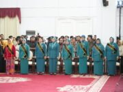 Sah, Siti Robiah Dikukuhkan, Pimpin TP PKK hingga Bunda PAUD Kutim