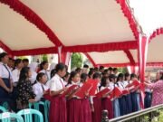 Merdu Suara Pelajar YPPSB Meriahkan HUT ke-80 RI di Kutim