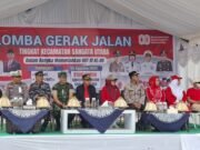 Menuju Indonesia Emas, Kutim Kobarkan Semangat Kebangsaan Lewat Gerak Jalan HUT ke-80 RI