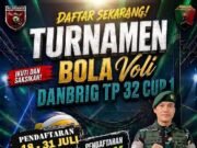 Turnamen Bola Voli Danbrig TP 32 Cup 1 Ajang Penguat Sinergi TNI-Masyarakat
