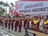 Korsik YPPSB Memukau Iringi Upacara HUT ke-81 RI, Matangkan Persiapan Kejuaraan Internasional
