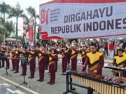Korsik YPPSB Memukau Iringi Upacara HUT ke-81 RI, Matangkan Persiapan Kejuaraan Internasional