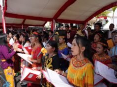 Harmonisasi Lagu Nasional, Paduan Suara YPPSB Sangatta Tampil Khidmat di HUT ke-81 RI