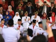 Semangat Yel-yel Paskibraka Kutim Pukau Tamu Undangan HUT ke-81 RI