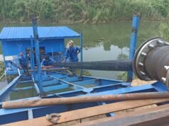 Intake Ponton Kabo Beroperasi, Produksi Air Capai 312 Liter per Detik
