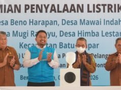Listrik Desa Menyala, Pemcam Batu Ampar Dorong Penerangan Jalan