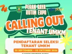 PRK Expo 2026 Akan Libatkan 80 UMKM Kutim